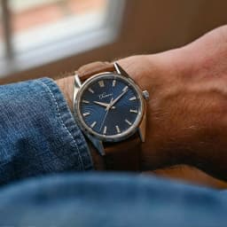 Chameri GS05 Quartz Watch VH31 Sweep Second Movement Men's Watches Sapphire 50m Waterproof Stainless Steel Vintage Wristwatch