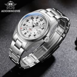 ADDIESDIVE Men Luxury Automatic Mechanical Watch 8215 Movement Sapphire Glass 200M Waterproof Luminous Analog Wristwatches AD2525