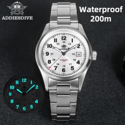 ADDIESDIVE Men Luxury Automatic Mechanical Watch 8215 Movement Sapphire Glass 200M Waterproof Luminous Analog Wristwatches AD2525