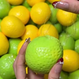 Hot Squishy Handmade Crispy Lemon Stress Ball Squeeze Slow Rebound Color-Changing Fidget Ball ASMR Sensory Stress Relief Gifts
