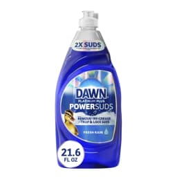 PowerSuds Liquid Dish Soap for Kitchen Cleaning Dishwashing Detergent 21.6 oz Large Bottle