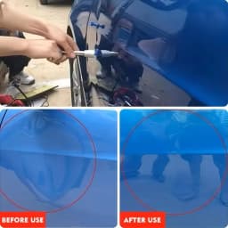 Metal T‑Handle Dent Puller Kit with 18Pcs Plastic Glue Tabs, Paintless Car Dent Repair Tool, Universal Auto Body Dent Removal Accessories