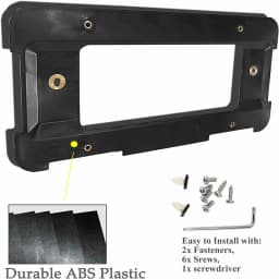 Black US Standard Rear License Plate Base Mount Bracket For BMW 3 5 7 Series X1 X3 X4 X5 License Frame Holder 51187160607