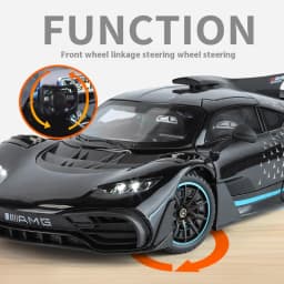 Large 1/18 Alloy Die-Cast AMG-ONE Sports Car Model Simulation Sound and Light Adult Collection Boy Birthday Gift