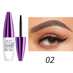 1/2PCS Qiciy Peel‑Off Eyebrow Gel, Dark Brown, Light Brown And Black Color Are Optional, Lazy Diy Semi‑Permanent Peel‑Off Eyebrow Gel, Novice Friendly And Easy To Use Peel‑Off Eyebrow Products, Makeup Artist Tools, Valentine'S Day Gifts.