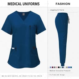 Women Pink Medical Scrubs Set Clinical Work Uniform Comfort Hospital Pharmacy Oral Dental Surgery Nurse Doctor Workwear Professional Medical Supply
