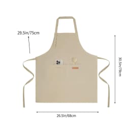 Kitchen Apron Unisex Cotton Canvas Adjustable Neck Waist Ties, Chef Cooking Baking Waiter Apron for Men Women, 2025 Best Seller