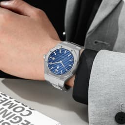SAPPHERO Men's Automatic Watch Stainless Steel Luxury Sport Wristwatch 50M Waterproof Date Display Business Casual Elegant Durable Mechanical Watch for Men Daily Wear Office Travel Gift