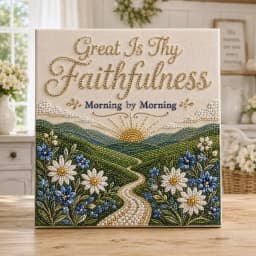 Sacred Hymn Pearl Art Kit Collection, Beginner-Friendly DIY Faith Inspired Craft Set, Religious Wall Hanging Decor, Handmade Spiritual Home Accent Gift