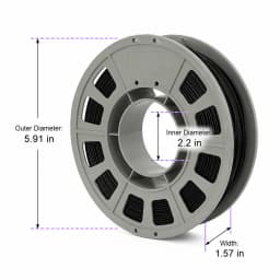 PLA-CF10/PETG-CF10 3D Printing Filament 1.75mm 300g Carbon Fiber PETG High Toughness Heat Resistant Precision Dimensional Stability FDM 3D Printer Material