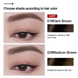 15PCS/SET Easy Stamp Eyebrow Shaping Powder,Light Removable Formula,Various Shape Brow Stencils,Soft Grooming Spiral Brush,Matte Gentle Color Effect,Multi Tone Matching Powder,Hairline And Eyebrow Retouch Kit For Daily Casual Makeup Outfits