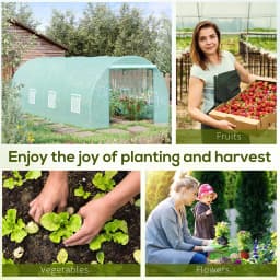 20X10X7 Feet Heavy-Duty Walk-In Greenhouse for Outdoor Plant and Vegetable Cultivation