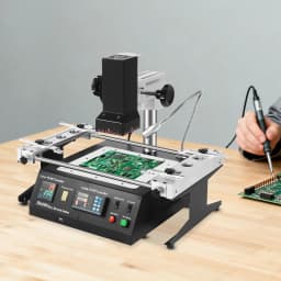 IR6500 BGA Rework Station, IR Welding Workstation Upper & Bottom Heating with USB Connect,for PCB Motherboard Repair
