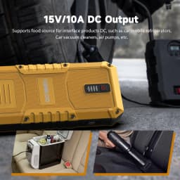 GOOLOO GP4000 Plus Portable Jump Starter 4000A Peak 12V Car Battery Starter with USB QC 3.0 LED Flashlight And Overheating Protection