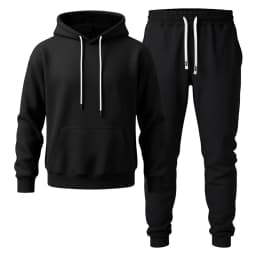 Men's Hooded Sweatshirt And Ankle Pants Two-Piece Set, Casual Pullover Top, Jogging Pants Set, Suitable For Mountaineering, Outdoor Hiking, And Travel
