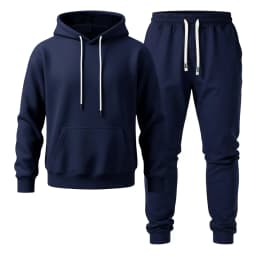 Men's Hooded Sweatshirt And Ankle Pants Two-Piece Set, Casual Pullover Top, Jogging Pants Set, Suitable For Mountaineering, Outdoor Hiking, And Travel