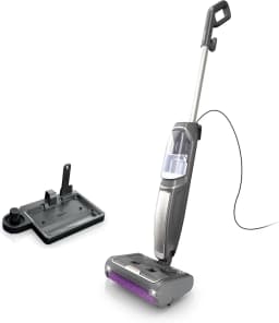 SD201 Steam Pickup 3-in-1 Steam Mop Picks Up Debris, Deep Scrubs, & Steam Sanitizes All At Once, Lightweight Steam Cleaner for Home w/Sealed Hard Floors like Hardwood, Tile & Laminate (Renewed)