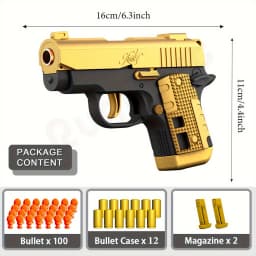 Soft Bullet Gun Toy Pistol New Toy Gun Pistol Hollow Hanging Machine, Toy Foam Blaster, Outdoor Sports Shooting Game