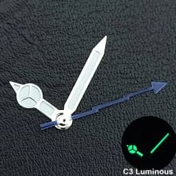 Silver/Gold/Rose Gold Watch Hands Green Cyan Luminous Fit NH35 NH36 Watches Movement Accessory Part