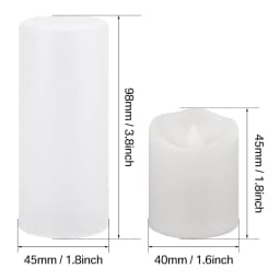 Rechargeable Led Candles Timer Remote LED Light Flameless For Wedding Room Garden Holiday Lighting Home Decor Tea Candle Lamp