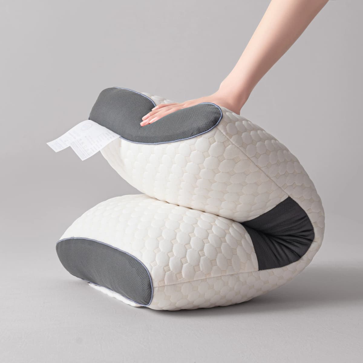 1pc/2pcs Soft Neck Pillow, Adjustable Ergonomic Orthopedic Contour Support, High Quality Pillow Core, For Sleeping Comfort