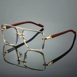 New Vintage Square Sunglasses Women Men Metal Frame Rectangle Sun Glasses Female Eyewear Sunglasses for Male Female Eyeglasses Double beam sunglasses