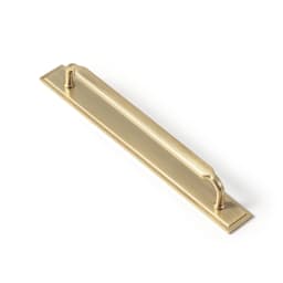 Goo-Ki 2 Pack Cabinet Pulls Handles with Back Plate Spacer, Antique Brass Zinc Alloy Kitchen Hardware for Bar Drawer
