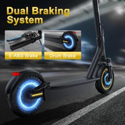 2026 New 10" Adult Electric Scooter 500W Brushless Motor 22Mph Max Speed 28Miles Max Range Double Suspension & Dual Braking Waterproof Smart App Control for Commuting