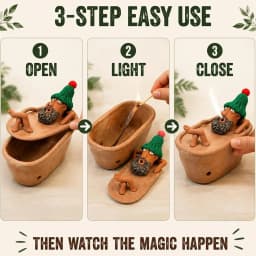 1pc Handmade Bathtub Incense Burner, Creative Smoke Effect Incense Holder, Mini Bathtub Tabletop Decor for Living Room Bedroom Office, Relaxing Home Accent Gift
