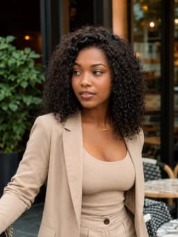 TIMOPOL 10 Inch Short Curly Bob Jerry Curly Human Hair Wig 13x4 Lace Front, #1B Natural Black Glueless Wig Pre Plucked Hairline with Baby Hair for Black Women Daily Party