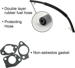 420cc 389cc GX390 Generator Carburetor Kit Huayi P27-1D Carb Kit OEM for Champion Predator Generac 439cc 459cc 6500 8750 9000 5500 7000 8000 7500 9500
