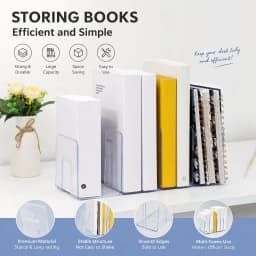 Multi-function Acrylic Book Magazine Bookshelf Storage | Clear Shoe Organizer 4 Sections Bag Closet Shelf | Handbag Storage Organizer Holder