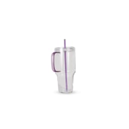 32 fl oz Large Glass Tumbler Purple