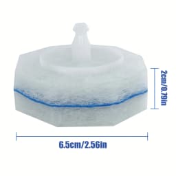 20PCS Toilet Wand Refills Disposable Toilet Brush Replacement Heads with Upgraded Fiber Bristles, Compatible with Clorax Toilet Brush Replacement Systems, Handle Not Include