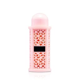 Unisex EDP Perfume Set 100ml 3.4oz Black Square & Pink Cylinder Hollow Cage Bottle Spray Long‑Lasting Oriental Woody Scent Dubai Arabian Luxury Gift Set
