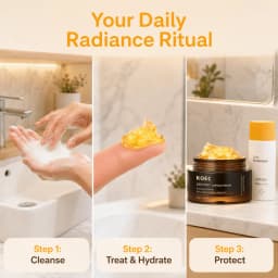 Deep Vitamin C Golden Capsule Face Moisturizer, Helps Smooth Fine-line Appearance, Revitalizes Skin Radiance, Enhances Dull-Looking Skin, Delivers Deep Moisture, Improves Uneven Skin Texture, Korean Daily Skin Care, 1.94 Oz