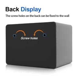 Home Safe Deposit Box Secure Storage for Cash, Jewelry & USD Documents Anti-Theft Piggy Bank & Home Security Safe for Valuables & Important Papers – Reliable Personal Safe to Protect Your Valuables Digital Lock Safe Decor Electronic Wall Ornaments Fa