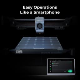 Creality K1C 2025 3D Printer And 1pc Filament with AI Camera And Touchscreen, 600Mm/S Fast Printing Speed, Supports Carbon Fiber Filaments, Auto Calibration for Leveling, Anti-Vibration Design, Out-Of-Box Experience