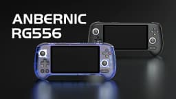 Anbernic RG556 Handheld Games Console 5.48'' AMOLED 1080*1920 Screen Android 5500mAh Hall Joystick Hall Trigger Portable Video Games Player Supports 1080p Display Port Output,AI Assistant,Streaming