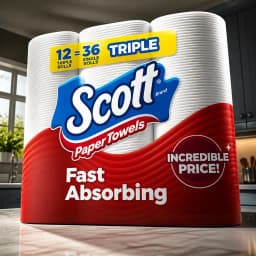 Paper Towels Flexible Sheet Size Options Heavy Duty Cleanup for Daily Life Mess