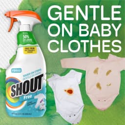 Shout Gentle Fabric & Laundry Stain Remover Spray Fragrance & Dye Free 22 Fl Oz