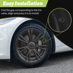 Design For TESLA Model Y 2020-2024 Full Coverage Sporty Wheel Cover 19 Inch Replacement Vehicle Automobile Hubcaps Accessories