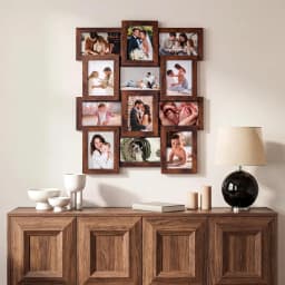 12pcs/set Collage Picture Frame Wall Decor Set 4x6 Inch Home Living Room Wall Hanging Photo Frames Multi-Photo Display