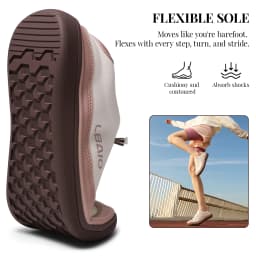 Zero Drop Minimalist Barefoot Running Sneakers - Non-Slip Cushioned Sole, Lightweight Breathable Slip- Low-Top Wide Toe Box Gym Shoes Suitable For Men & Women, All-Day Comfort For Yoga, Walking, Gym, Casual Wear - All, Women Shoes