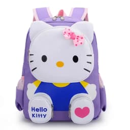 The Mesuca Cute 3D Cartoon Cat Kids Backpack For Girls, Lightweight Spine‑Protected Toddler School Bag, Adjustable Breathable Shoulder Strap Children Daypack, Waterproof Kindergarten Bookbag Outdoor Travel Birthday Gift
