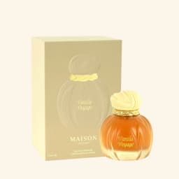 Maison Asrar Vanilla Voyage Edp 100ml 3.4oz Eau De Parfum Spray Long-Lasting Sweet Vanilla Musk Scent Dubai Arabian Perfume for Ladies