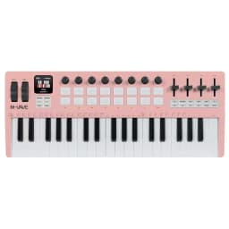 Available in Five Colors: Black and White, Pink, Black, White, and Red. M-VAVE SMK37PRO Professional MIDI Keyboard—37-Key Wireless Bluetooth Music Composition and Production Synthesizer