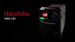 Harukiku 130A 110V Mini Portable MMA‑130 Stick Welder, Light‑Weight Household Easy‑Use Welding Machine, IGBT Inverter, Adjustable Arc‑Force Current, Anti‑Stick Function, Beginner‑Friendly Electrode Welding Machine