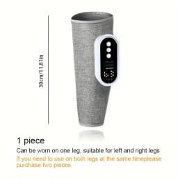 LINGTENG 2 Leg Massagers for Both Calves, with Heating and Air Compression Functions, Wireless Calf Massager with 3 Modes and 3 Intensity Levels, Great for Muscles, Perfect Gift for Christmas, Mother's Day, and Father's Day