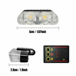 4pcs LED Grille Lights - 2LED Surface Mount Light Bar Strip | For Trucks, Cars, Van, Utility Vehicles, 12V, Universally Applicable